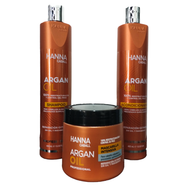 Kit 2 – Hanna Caball – Aceite de Argán (400 ML)