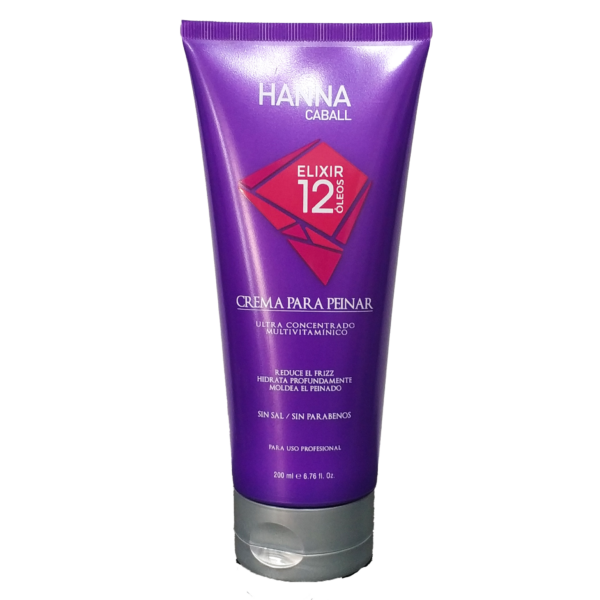 Crema para peinar – Hanna Caball – Elixir 12 Óleos