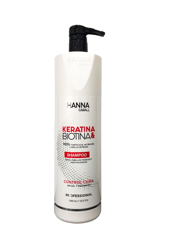 Shampoo – Hanna Caball – Keratina & Biotina (1 Litro)